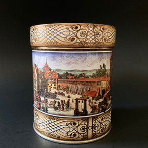 EUC Lebkuchen-Schmidt Nürnberg Cookie Tin Canister 2014 Collectible, EMPTY TIN